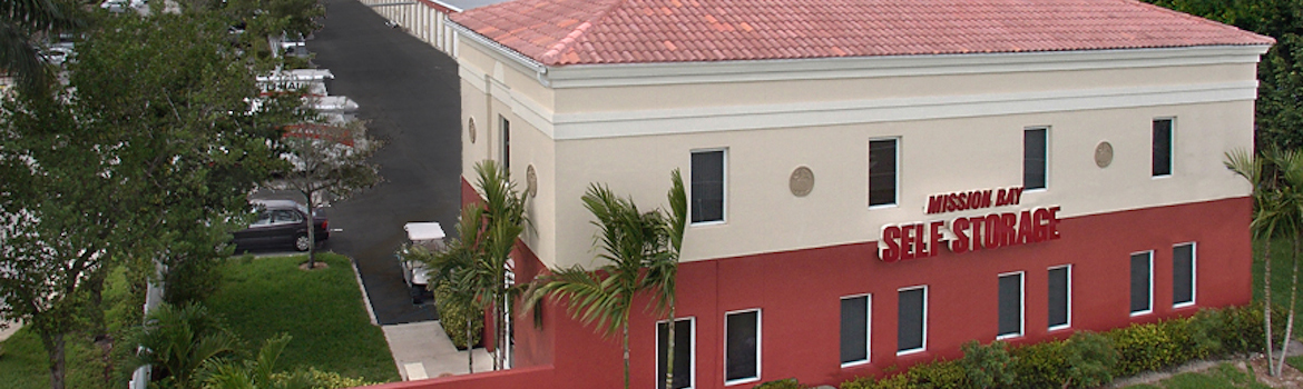 Mission Bay Self Storage in Boca Raton, FL.